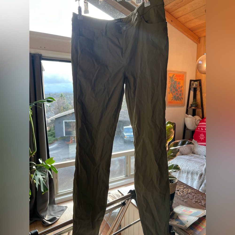 Prana BriAnn Sz 14 olive pants